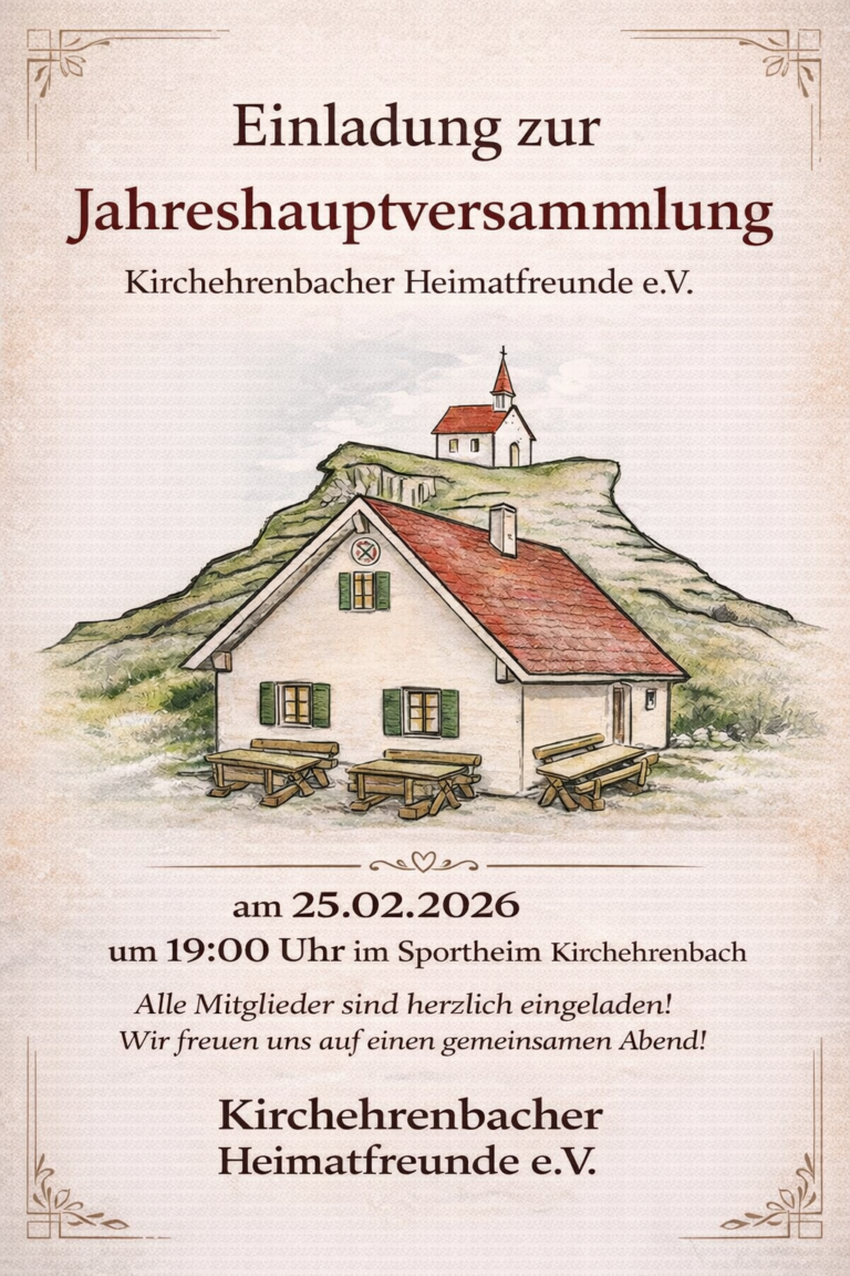 Jahreshauptversammlung – 25.02.2026